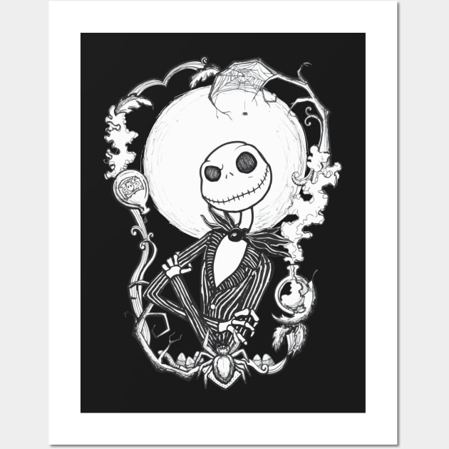 Happy Halloween, Jack Skellington! Wall Art by fehrti